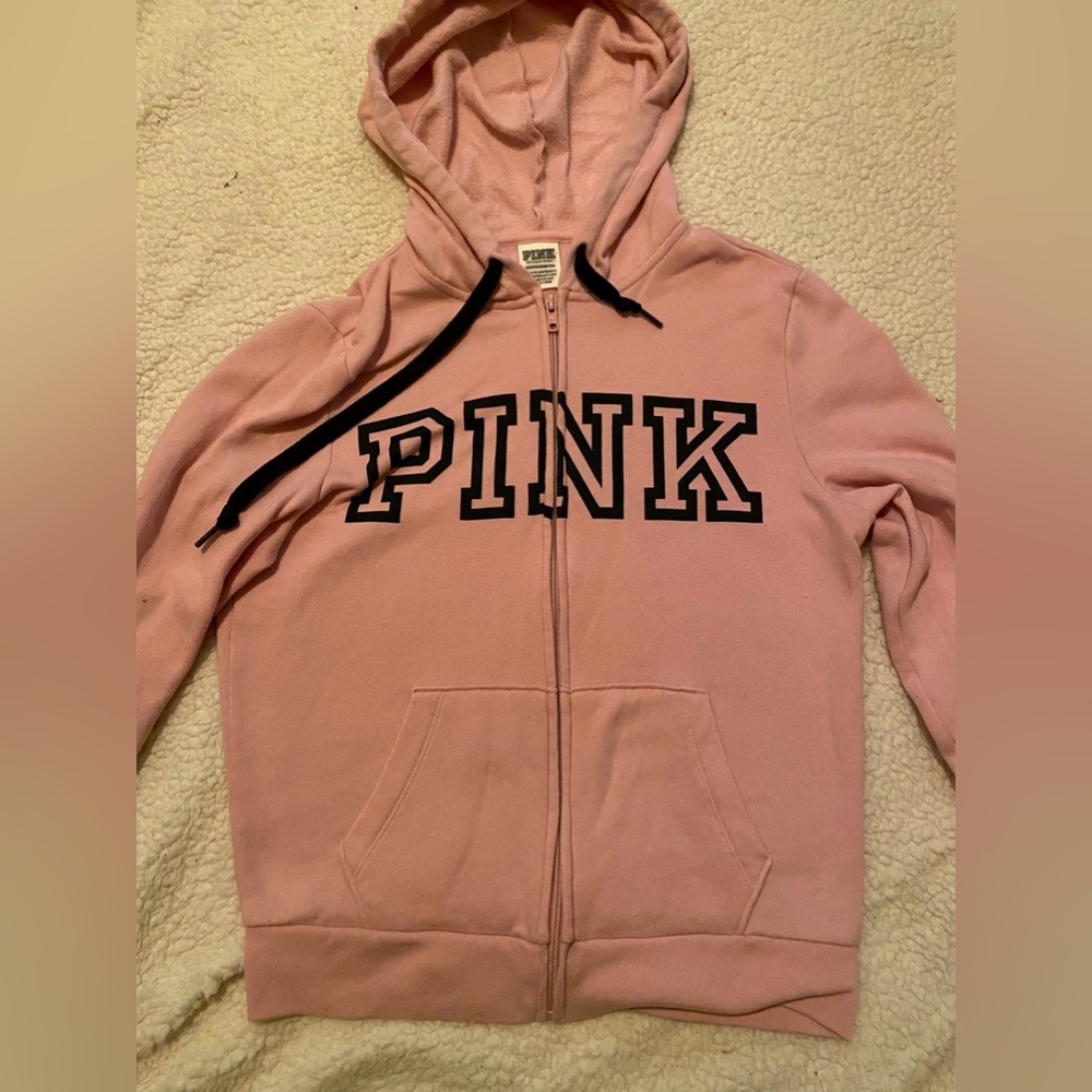 PINK Victorias Secret Pink Zip-up Hoodie